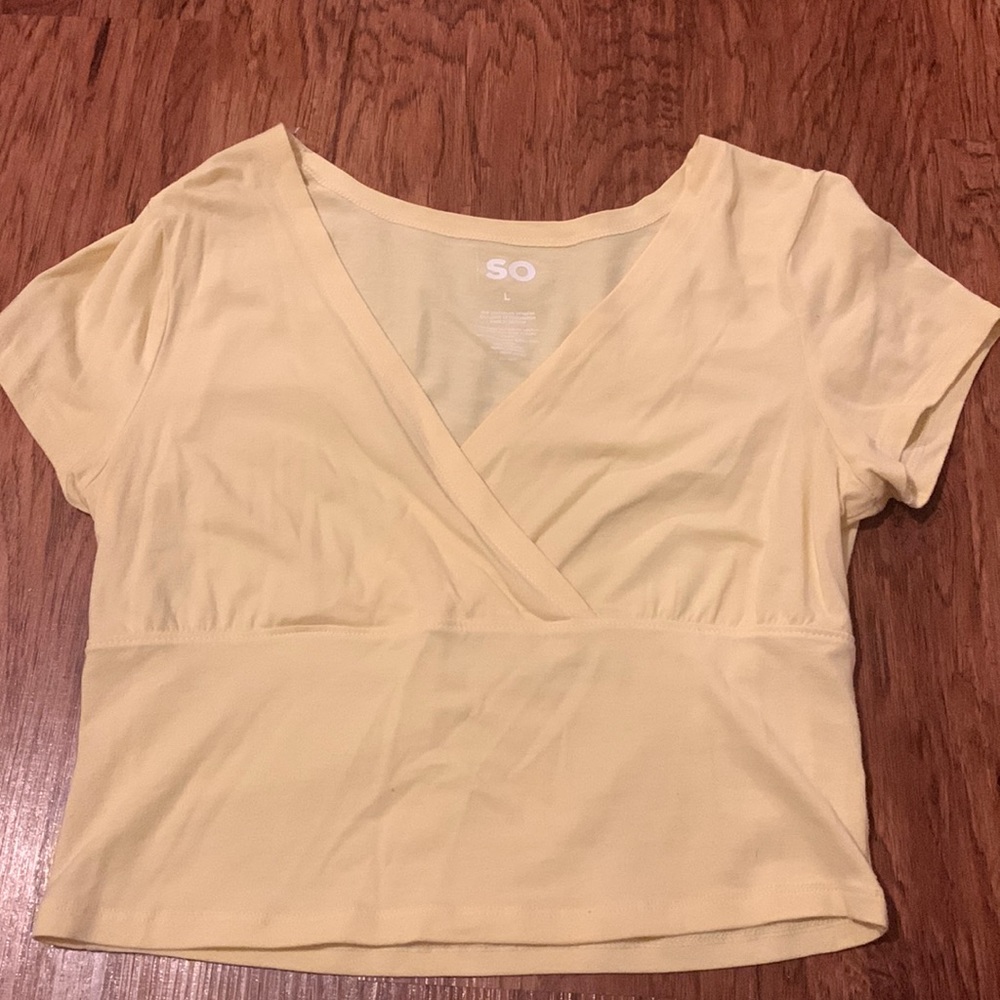 Yellow juniors shirt